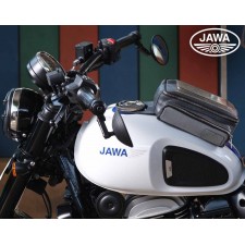MOTOBRAŠNA TANKVAK - NA NÁDRŽ - ČERNO-HNĚDÁ - ORIGINÁL - JAWA PÉRÁK
